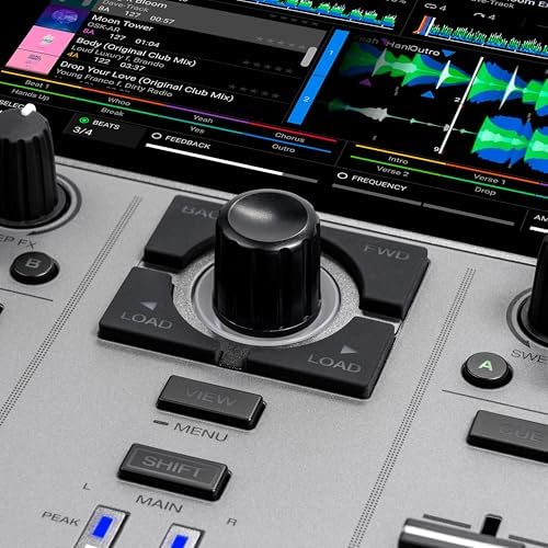 Denon DJ PRIME GO+ Portable DJ Controller and Mixer with Stem Separation, 2 Decks, Wi-Fi Streaming, Bluetooth, Lights Control, 7" Screen and Battery