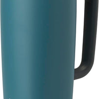 Owala SmoothSip Slider Stainless Steel Insulated Travel Mug with Handle, 100% Leak Proof, For Hot and Cold Drinks, Trave