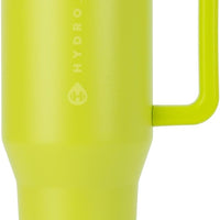 HydroJug Traveler 40oz, Insulated Tumbler with Handle & Straw, Lemon Lime