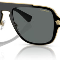 Versace VE2199 MEDUSA CHARM Square Sunglasses For Men +BUNDLE with ACCESSORY EYEWEAR KIT