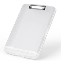 Rimilak Clipboard Storage, 8.5 x 11 High Capacity Clip Board, Translucen