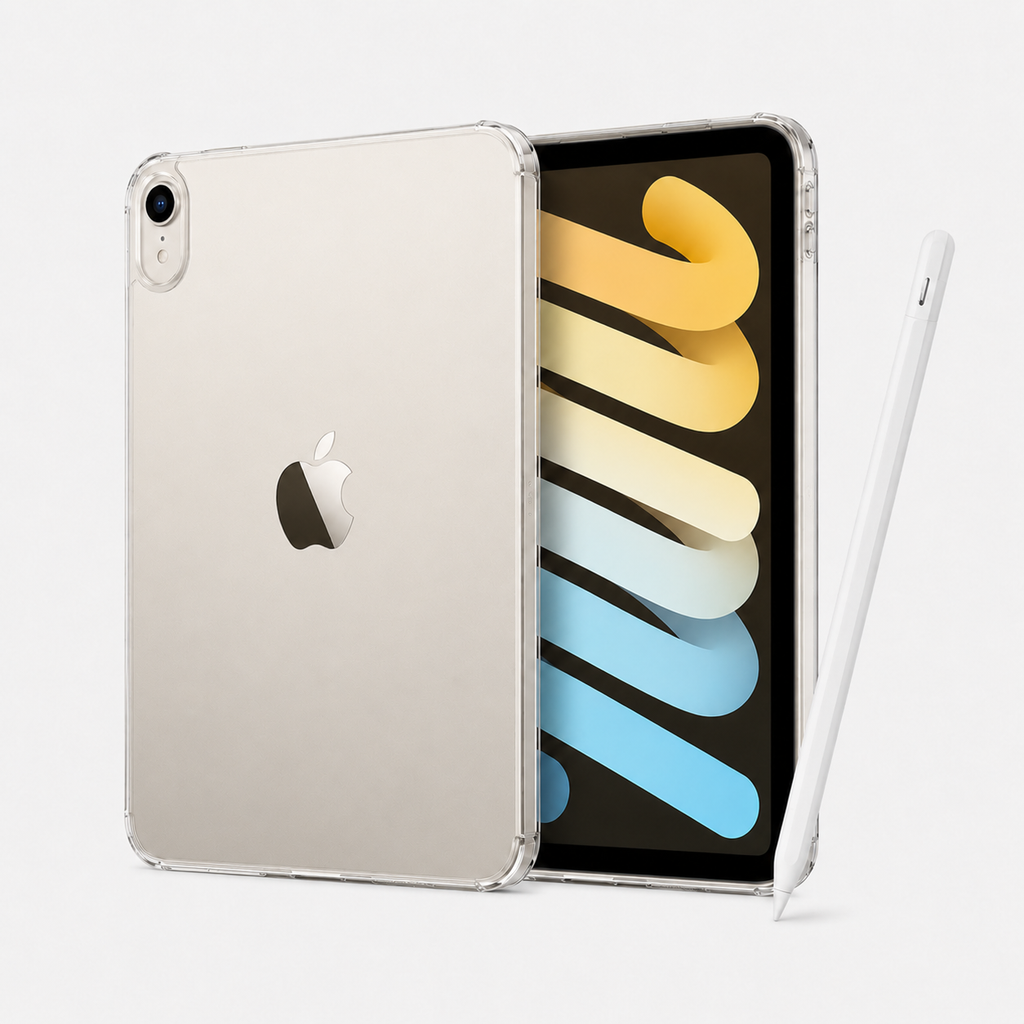 Combo iPad mini A17 Pro + Apple Pencil USB-C + Case - Starlight
