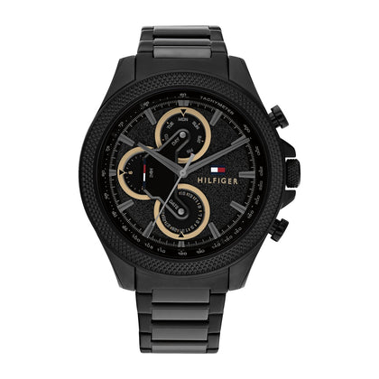 Reloj Multifunción Hombre Tommy Hilfiger, Caja Acero Inoxidable, Diseño Deportivo e Inspirado en Carreras, Resistente al Agua