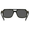Versace Dark Grey Geometric Men's Sunglasses VE4399 GB1/87 58