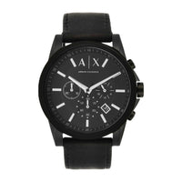 Reloj cronógrafo para hombre AX Armani Exchange, correa de cuero, acero inoxidable o silicona, moderno y resistente
