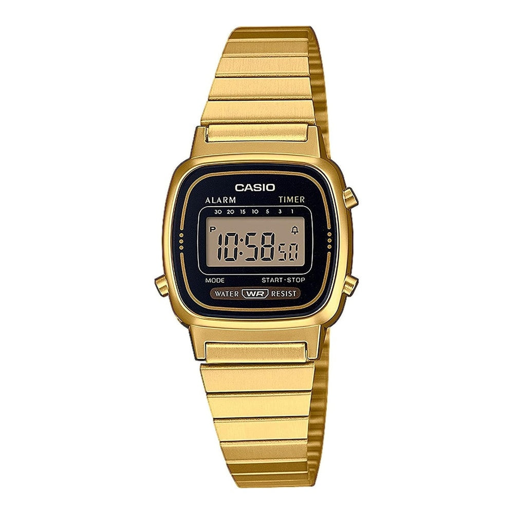 Reloj Casio G-Shock LF20W unisex, digital, negro, resistente al agua, con cronómetro, hora mundial, luz LED y calendario automático