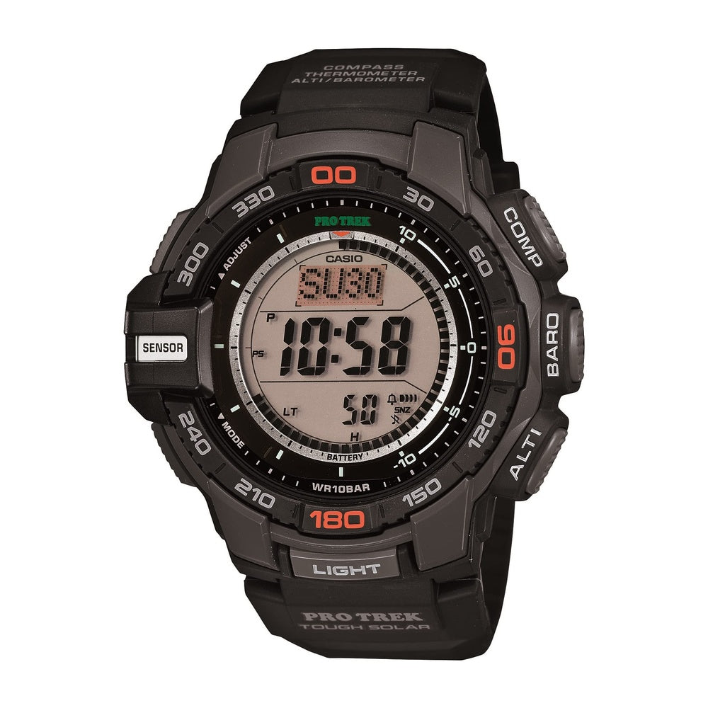 Casio Pro Trek PRG-270 reloj digital deportivo solar multifunción con sensor triple para hombre