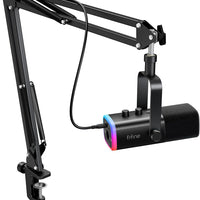 FIFINE AmpliGame AM8T XLR/USB Gaming Microphone Set, Dynamic PC Mic