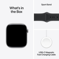 Apple Watch Series 11 GPS 46mm - Gris Espacial / Correa Negra