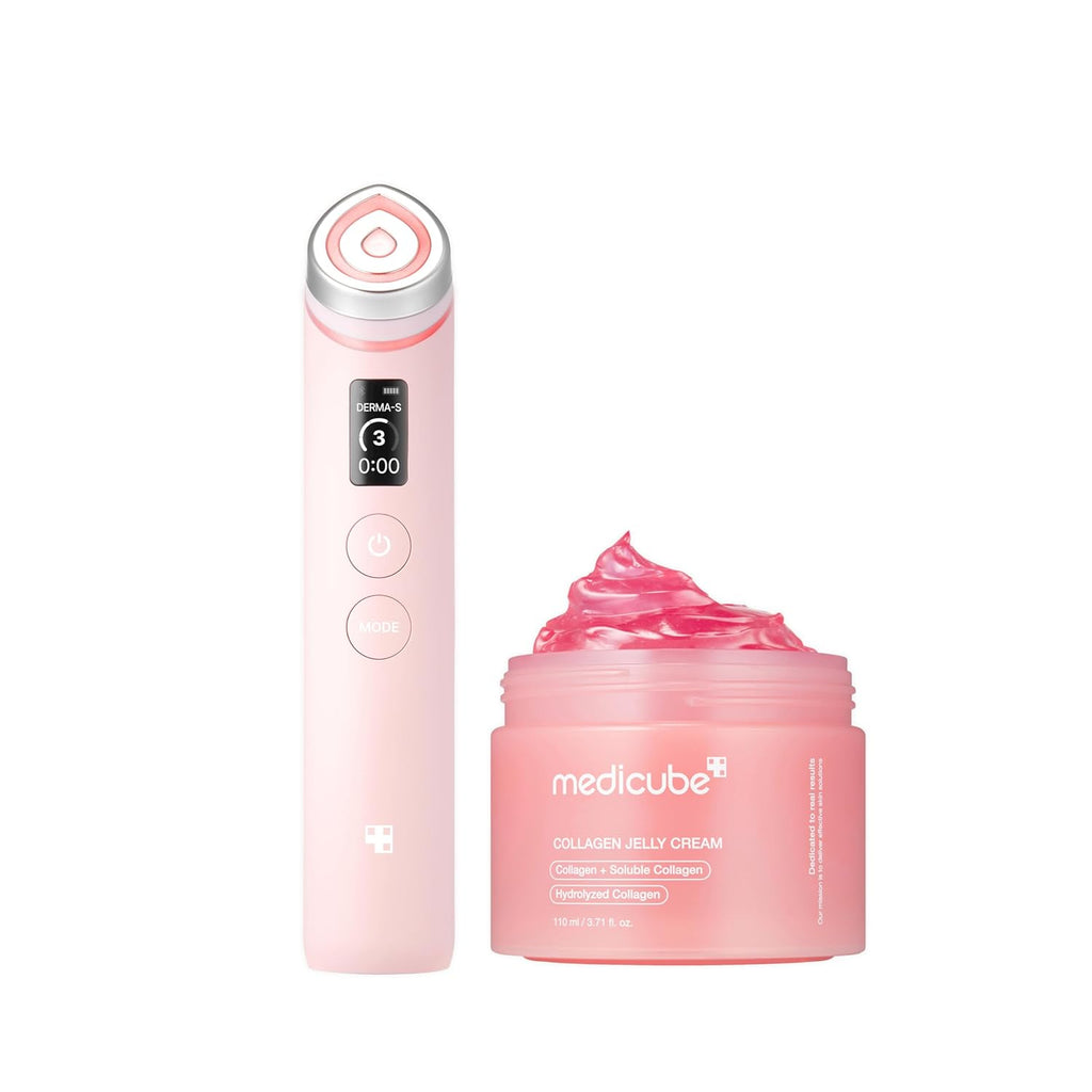 Medicube Glass Glow Set - Booster Pro Pink + Crema de Colágeno 110ml