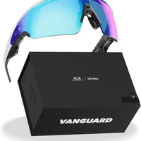 Amazon Oakley | Meta Vanguard with Meta AI, Audio, Photo, Video Compatibility - White, Prizm™ Sapphire