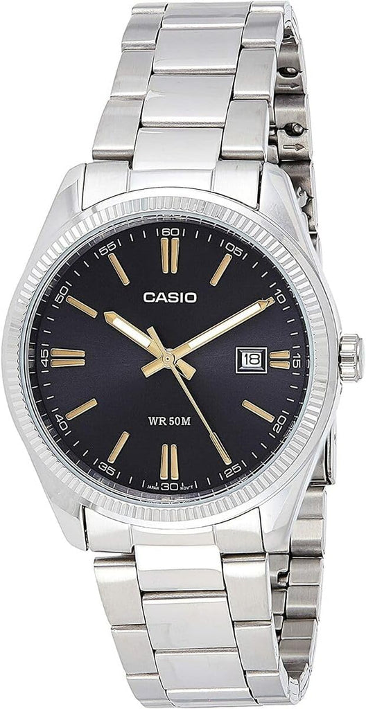 Casio Men's Year-Round ER Japanese Quartz Watch - Silver/Black/Gold