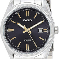 Casio Men's Year-Round ER Japanese Quartz Watch - Silver/Black/Gold