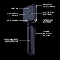 Logitech G Logitech for Creators Litra Glow Premium LED Streaming Light - Graphite