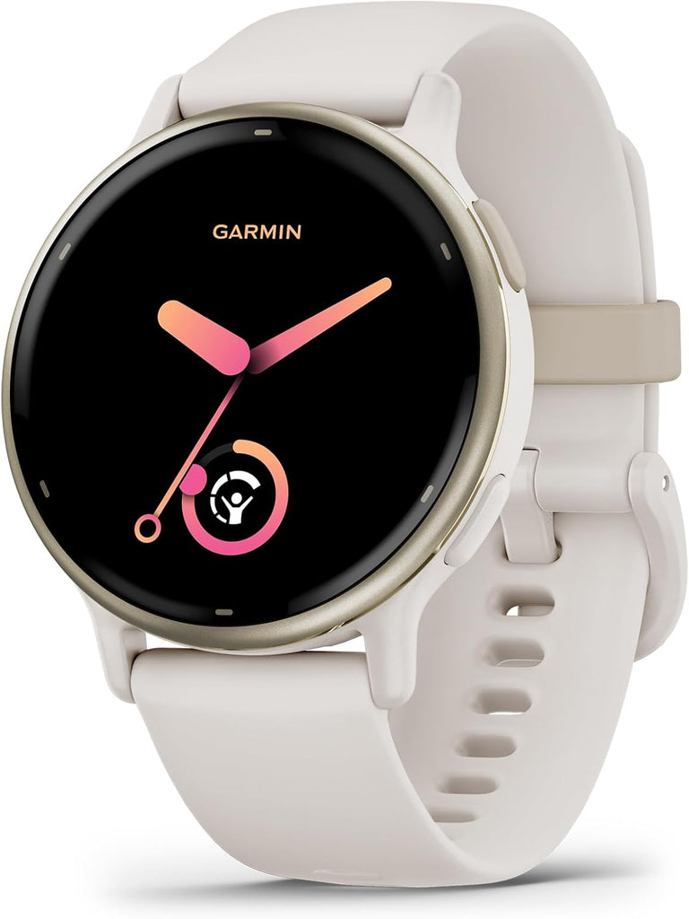 Garmin vívoactive 5, Health and Fitness GPS Smartwatch, AMOLED Display, Up to 11 Days of Battery, Ivory - Navy
