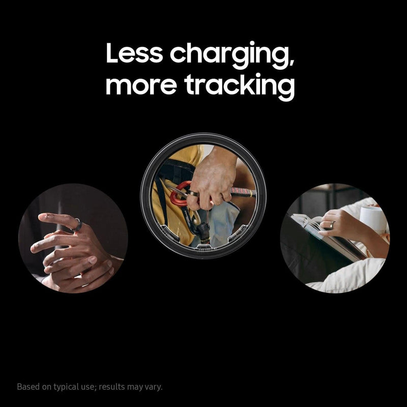SAMSUNG Galaxy Ring, AI Smart Ring, Size First w/Sizing Kit, No App Subscription, Fitness Monitor, Sleep Tracker, Up to 7-Day Battery, Size 5, Titanium Black [US Version, 1Yr Manufacturer Warranty]