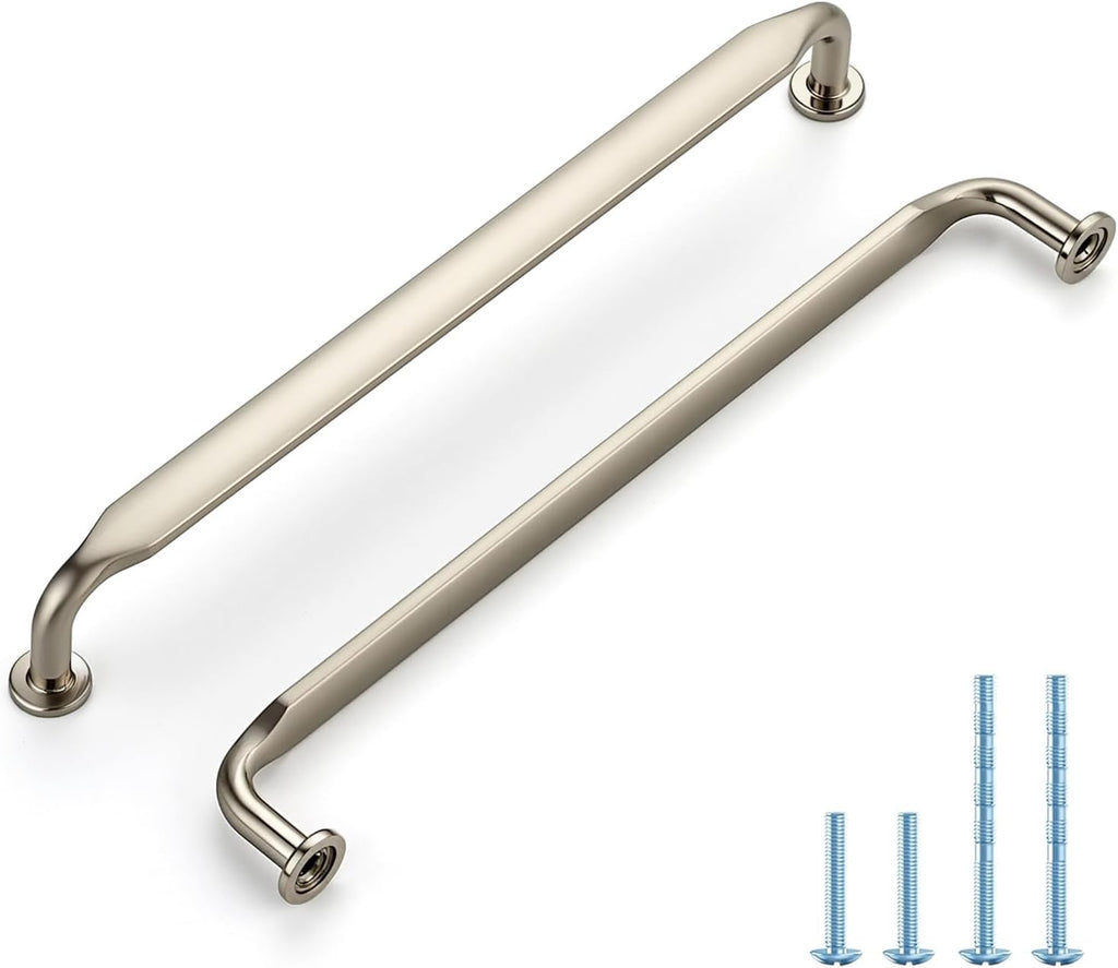 HOME EDIT Brushed Nickel Solid Cabinet Handles & Pulls 7-1/2 Inch 20 Pack