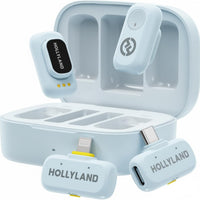 Hollyland Lark A1 Wireless Mini Microphone for iPhone & Android, 48kHz/24-bit, 3-Level Intelligent Noise Cancel, Microph