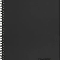 Cambridge Limited Business Notebook, Meeting Format, Legal Ruled Paper, 8-1/4" x 11", 80 Sheets, Flexible Soft Touch Cov