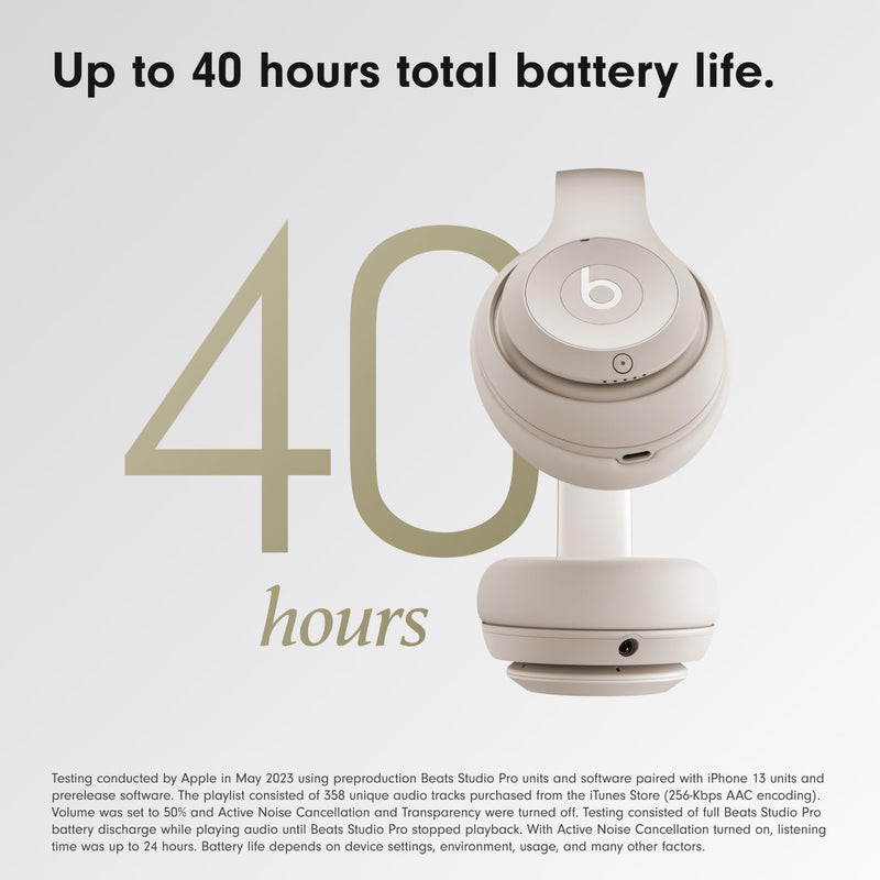Beats Studio Pro - Arenisca — Audífonos over-ear premium con ANC, hasta 40h