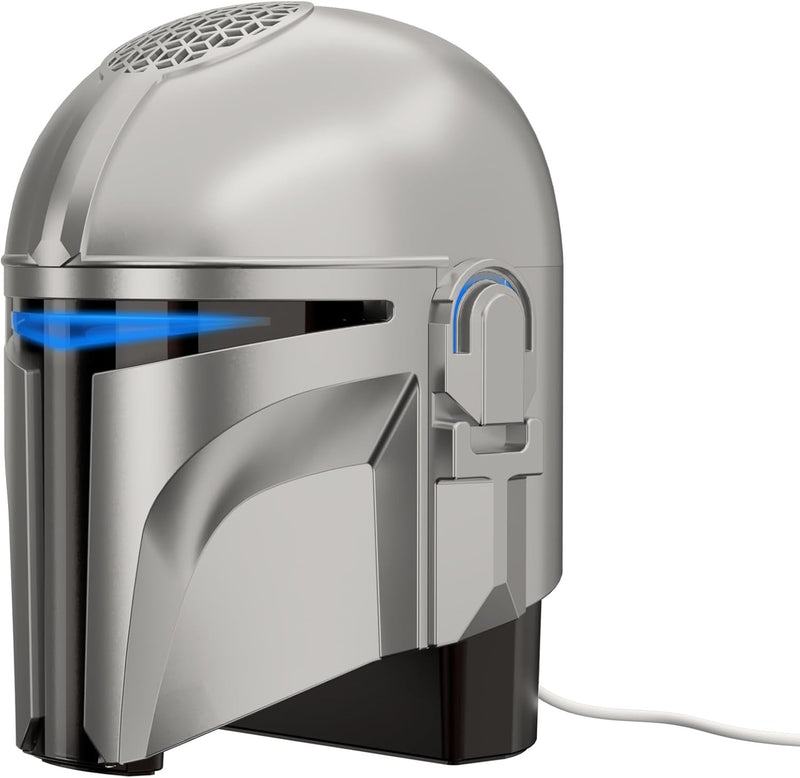 Paquete Echo Dot Star Wars: incluye Echo Dot, Deep Sea Blue y el soporte para casco Mandalorian