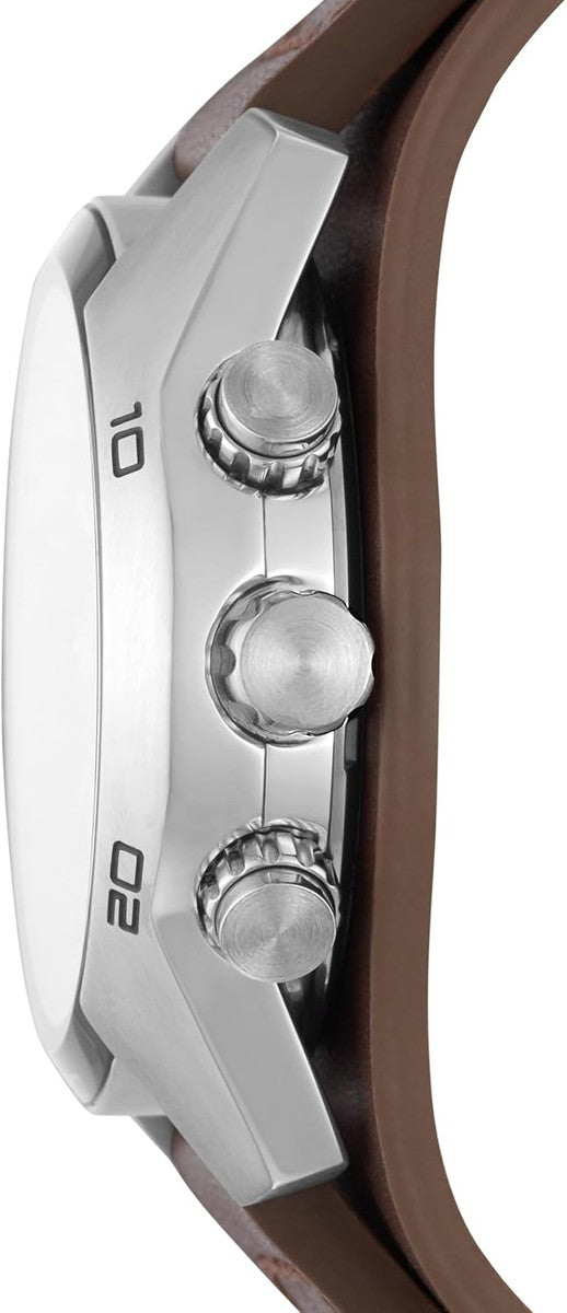 Reloj Fossil Men's Watch, Coachman Quartz Stainless Steel and Chronograph Leather Watch for Men