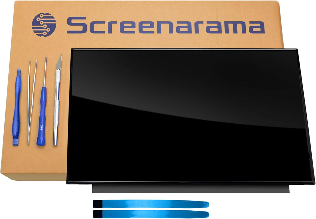 SCREENARAMA New Screen Replacement for HP 14-DK1022WM 1A480UA, HD 1366x768, Glossy, LCD LED Display with Tools
