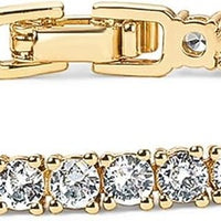 Ofertaza, PAVOI 14K Gold Plated 3mm Cubic Zirconia Classic