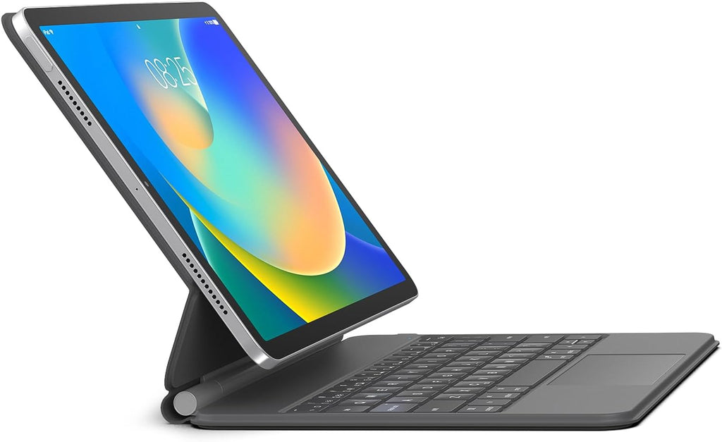 Funda con Teclado runelk para iPad 10.ª / 11.ª Gen (A16) - Gris