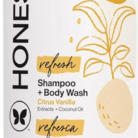 The Honest Company Shampoo & Body Wash, Citrus Vanilla Refresh, 18 fl oz