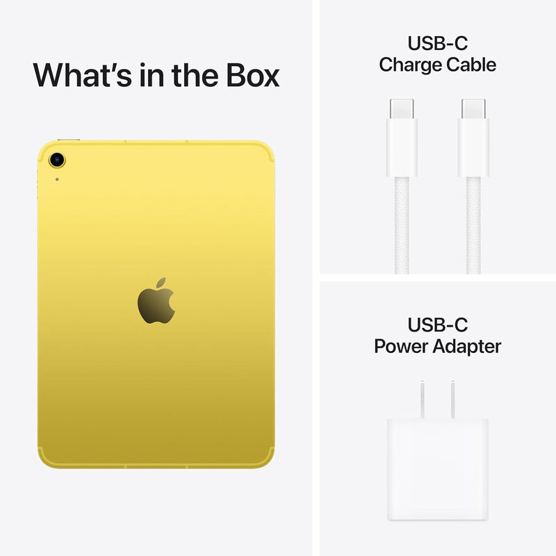 Apple iPad A16 11" (2025) Wi-Fi + Cellular (5G) - Amarillo