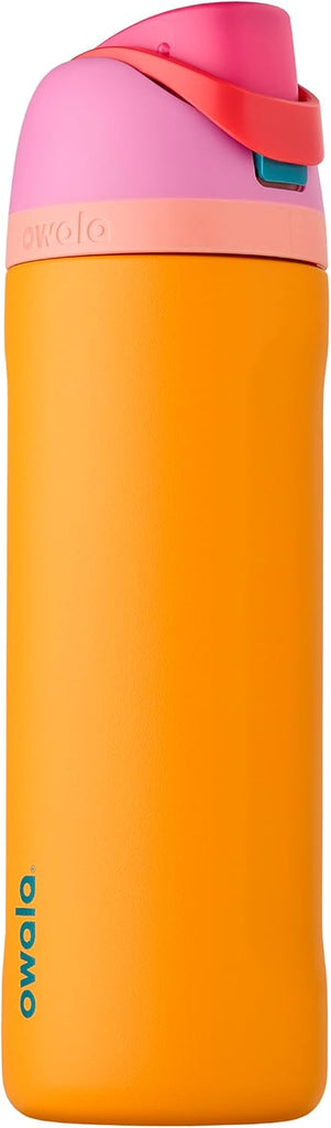 Owala FreeSip Stainless Steel Water Bottle 32 oz Tropical