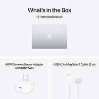 MacBook Air M5 Silver contenido de la caja