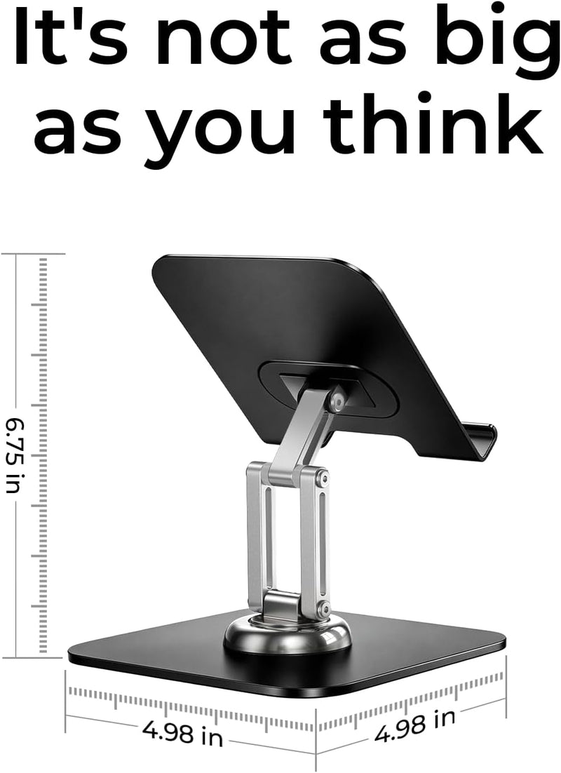 Soporte Ajustable LISEN para iPad y Tablet - Negro