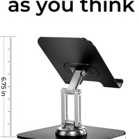 Soporte Ajustable LISEN para iPad y Tablet - Negro