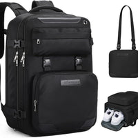 Maelstrom Travel Backpack for Men Women, 17.3" Laptop with Shoe Compartment