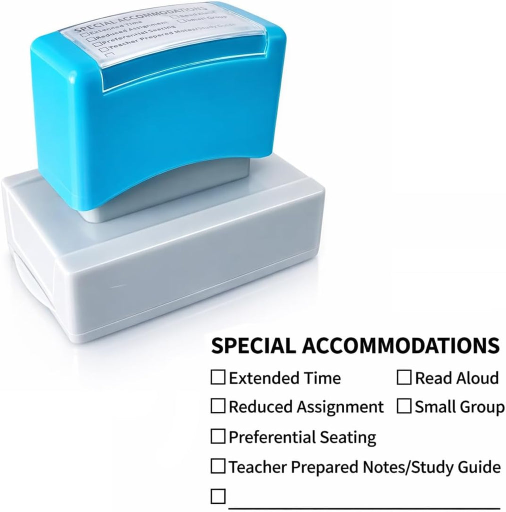 Special Accommodations Stamp for Teachers SPED Self-Inking Stamp