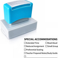 Special Accommodations Stamp for Teachers SPED Self-Inking Stamp