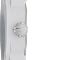 Diesel Double Down Silicone Three-Hand Analog Men's Watch, Big Face Watch for Men