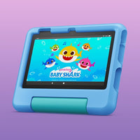 Amazon Fire 7 Kids tablet, ages 3-7. Top-selling 7" kids tablet on Amazon. Includes ad-free and exclusive content, easy