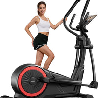 UMAY Elliptical Exercise Machine with 15.5''-17'' Stride & Heart Rate