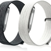 HUKWIMO Stretch Nylon Band for Hume Band 2.0, Black+White