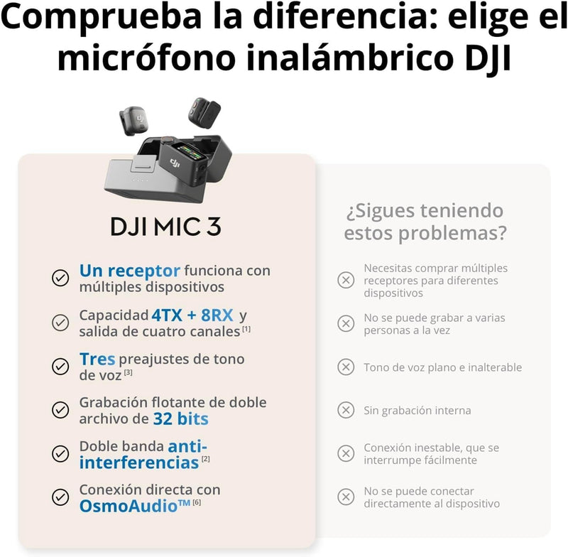 🎙️🔥 Haz que tu voz suene profesional con DJI Mic 3 – Audio inalámbrico hasta 400 m