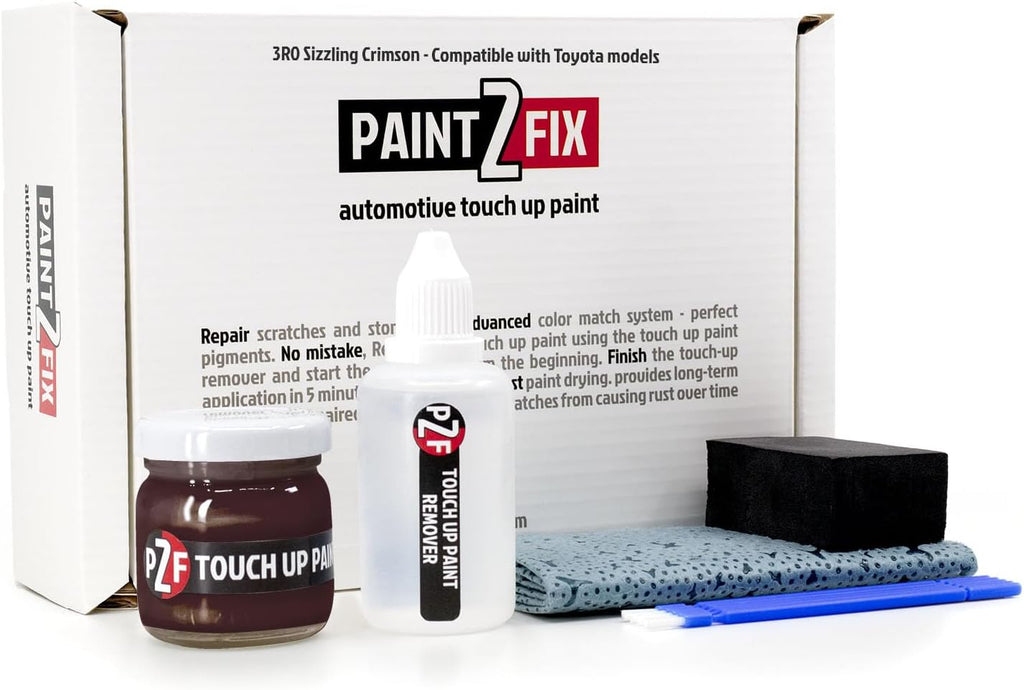 3R0 Sizzling Crimson Touch Up Paint Kit for Toyota 0.84 fl oz