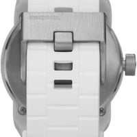 Diesel Double Down Silicone Three-Hand Analog Men's Watch, Big Face Watch for Men