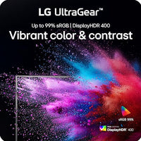 LG 27G610A-B 27-inch Ultragear QHD (2560 x 1440) IPS Gaming Monitor, 200Hz, 1ms, AMD FreeSync Premium, VESA DisplayHDR 400, HDMI, DisplayPort, Tilt/Height/Swivel/Pivot Stand, Black