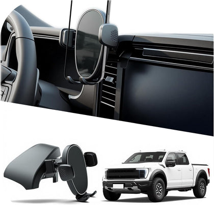 Phone Holder for F150 (2021-2024 2025, 14th Gen), Dash Phone Mount for Truck, 360° Mobile Holder, Hands Free Automobile