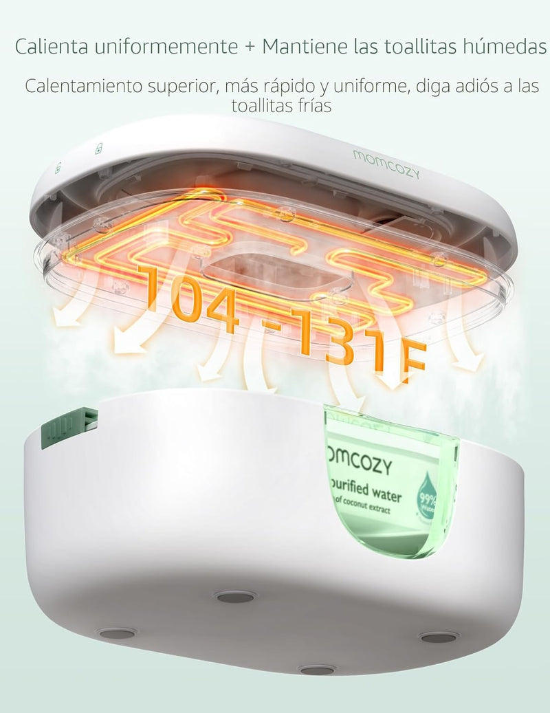 Momcozy Calentador de toallitas para bebé