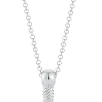 MATEO New York Sterling Silver Sword in Pearl Necklace