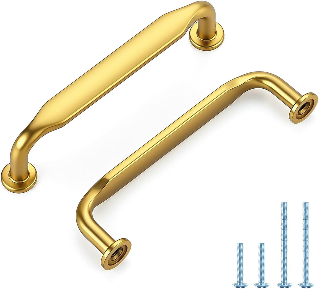 HOME EDIT Gold Solid Cabinet Handles & Pulls 3-3/4 Inch 20 Pack